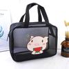 Bolsa de lavagem de malha anti-vazamento Bolsa de banho feminina de grande capacidade Bolsa de banho portátil Cesta de banho de viagem masculina Bolsa de armazenamento para cesta de banho