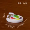 Decorações criativas e realistas para estúdio, decorações de casa de bonecas DIY, decorações de mesa de cena em miniatura de nicho de alta qualidade