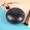 Tambor etéreo de sílaba completa de 6 pulgadas 8 tonos Tambor de loto tambor de lengüeta de acero instrumento de percusión para niños Iluminación fábrica de origen personalizado