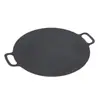 Chapa Coreana para Churrasco, Panela de Churrasco, Fogareiro Cassete, Frigideira, Peixe Grelhado, Espetinhos, Bife, Chapa Antiaderente, Grelha Redonda de Pedra de Arroz Medicinal