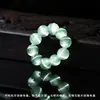 Contas pequenas redondas de ágata de cristal natural com anéis de corrida, acessórios de joias DIY feitos à mão, materiais para pulseira de 4 mm, atacado de pingentes