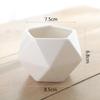 Maceta de Porcelana Blanca Carnosa Simple Creativa Blanca para Interior Planta en Maceta Diámetro Grande Maceta para Flores Carnosas