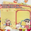Nuevo Xunwu Xiaoxin A5 Páginas a Color Cuaderno de Cuero Dibujos Animados Anime Crayon Shin-Chan Cuaderno Bonito Bloc de Notas