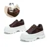Tenis Blancos de Piel de Vaca de Primera Capa con Suela de Espuma para Mujer, Nuevos Tenis de Suela Gruesa Primavera 2026 con Plantillas de Piel de Cerdo Negra para Mujer