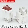Interruptor Tipo Navio Branco Kcd1-104 Interruptor Basculante Quatro Pinos Duas Velocidades Impresso O- Interruptor de Alimentação para TV LCD