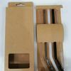 Conjunto de Canudos de Vidro Borossilicato Alto Embalagem de Caixa de Papelão Leve Venda por Atacado Spot E-commerce Transfronteiriço Neutro 8*200mm4+1