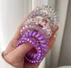 Doce menina doce cor headband gradiente série de cores linha telefônica faixa de cabelo corda de cabelo feminino sem costura faixa de cabelo não machuca cocar de cabelo
