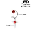 Bestseller do Xiaohongshu Brilhante Rosa Zircônia Cruz Estrela Ear Cuff Estilo Doce Cool Sensação Fria Clara Brincos de Duplo Furo para Mulheres