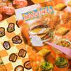 Libro de Pegatinas Serie de Comida Jilu Xinmo Japonés Lindo Comida DIY Decoración para Funda de Teléfono Cuaderno Pegatinas
