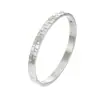 Pulsera de Acero Inoxidable Transfronteriza para Mujer, Belleza de Gama Alta Cuadrado a Cuadros Rayado Titanio Electroplateado Acero Hebilla de Zirconia Pulsera Dorada