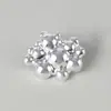 Suministro de botones de plástico irregulares y de moda para trajes, cárdigans y prendas cosidas a mano; Botones decorativos electroplateados DIY