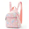 Comercio Exterior Transfronterizo Más Vendido Mochila Mini Acolchada de PU Multicolores Arcoíris para Mujer, Bolso Escolar Casual de Moda de Gama Alta