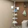 Estante de Baño Triangular de Pie Transfronterizo, Estante de Almacenamiento Triangular, Organizador de Esquina de Pie para Baño sin Taladro