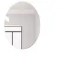 Espejo de pared autoadhesivo acrílico ovalado para el hogar, pegatinas decorativas de alta definición para baño, no se romperá el espejo suave