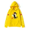 Suéter de Naruto talla europea estampado de la organización Xiao zorrillo suéter para hombre Naruto sudadera holgada moda callejera ropa para hombre