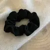 Lenço Quadrado de Cetim Bege de Alta Qualidade para Amarrar o Cabelo com Padrão Estrelado, Elegante Faixa Quadrada para Rabo de Cavalo Baixo