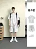 Camiseta de Manga Corta Estilo Americano de Moda 2026 Verano Peso Pesado Cuello Redondo Tie-Dye Conjunto Unisex Holgado Versátil Casual Conjunto de Dos Piezas