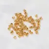 Ouro 18K Banhado Cor Duradoura Contas de Posicionamento Abertas Acessórios de Acabamento de Posicionamento para Colar Pulseira Artesanal DIY Material Contas