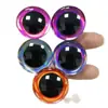 Plástico 3D con Pestañas Pestañas Estéreo Ojo Juguete de Peluche con Flash DIY Accesorios para Ojos Estéreo