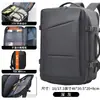 Mochila de viagem nova expansível, à prova d'água e resistente ao desgaste, de grande capacidade, para homens e mulheres, leve para viagens de negócios e deslocamento, bolsa para laptop 16 polegadas