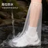 Cobre Botas de Chuva Descartáveis Impermeáveis Antiderrapantes Espessos Resistentes ao Desgaste Embalados Individualmente Plástico Portátil Cobre Sapatos Impermeáveis