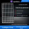 Grelha de Aço Galvanizado Passarela de Aço Grelhado Plataforma Degrau Grelha de Aço Serrilhada Antiderrapante Grelha de Aço para Drenagem