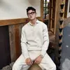 MUZEDUSTUDIO Polo Básico de Tricô Manga Longa Estilo Quiet Luxury Preto Damasco Cinza Claro Em Estoque Com Etiqueta