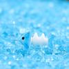 Micro ornamentos da paisagem bonito animal cartoon bonito tubarão mundo do mar jardinagem acessórios de resina