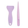 Pinzas de Manualidades Raspador de Plástico Colorido Pala de Liberación Pinza Dura Adicional Pegatina Rosa Azul Morada Raspador de Papelería