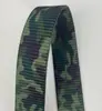 Cinta de Nylon Imitación Colorida Estampada Camuflaje de 38 mm de Ancho Cinturón Táctico de Lona Accesorios para Orejetas de Zapatos Sombreros Equipaje Correa para Mascotas Versión Ancha