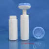 Spot del Fabricante 100ML120ML Botella de Espuma Limpiadora Facial de Presión Botella de Gel de Ducha Desinfectante de Manos con Forma de Flor