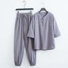 Verano 2025 Nuevo Estilo Chino Ropa Zen Ropa de Té Traje Estilo Chino Traje Tang Traje Antiguo Hanfu de Estilo Antiguo para Hombre