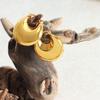 Acero de Titanio Chapado en Oro Real Bisutería Dorada de 18k Pendientes Geométricos en Forma de U para Mujer Pendiente de Oreja de Moda Europea y Americana de Nicho Pendientes de Lujo Ligero que No se Desvanecen