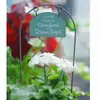 Arco de Ferro Estilo Vintage para Jardim, Inserções, Etiquetas e Placas Florais para Marcadores de Plantas, Decorações de Jardim e Enfeites para Vasos de Suculentas