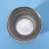 Taza de Acero Inoxidable 304 de Alto Aspecto, Doble Pared, Paso Mini con Tapa, Termo Aislante para Viaje, Taza de Café para Exteriores, para Llevar