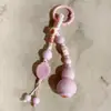 Chaveiro de Cerâmica de Jingdezhen Maçã Estilo Étnico Bolsa Tecida Pendurar Barraca de Mercado Noturno Artística Acessórios Pequenos Atacado em Estoque