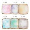 Paleta de uñas transfronteriza, placa de uñas, tablero de exhibición, herramienta de resina, ágata, decoración dorada, paleta pintada, venta al por mayor