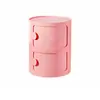 Caixa de Armazenamento Criativa Ins Mesa de Cabeceira Redonda Prateleira de Armazenamento Mini Armário de Armazenamento Macaron Mesa Lateral Pequena Moderna Simples