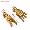 Venta Caliente Estilo Hip-Hop Rock Acero Inoxidable 304 Colgante Gesto de Rock DIY Colgante para Collar Pendientes Accesorios de Joyería