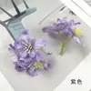 Flores artificiais de trevo de três folhas, decoração de casa DIY, flores artificiais, arranjos florais de beca, guirlandas, flores de pulso para casamento - materiais para atacado