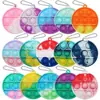 Exterminador de Roedores Llavero Mini Colgante Colgante para Mochila Burbuja para el Dedo Juguete para Aliviar el Estrés Fidgettoys