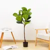 Árvore de simulação planta bonsai planta em vaso shopping center escritório sala de estar decoração flor flor artificial planta verde banana de viajante atacado