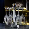 Juego de Copas de Vino de Cristal de Gama Alta, Decantador Giratorio de Cristal Estilo Europeo, Copas Grandes para Borgoña