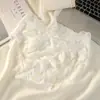 Nova Calça de Coração Feminino de Primavera Batendo Mel~ Linda Calça de Bumbum Sexy Renda Cruzada Cetim Respirável Estilo Cintura Baixa Feminino