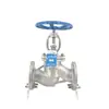 Válvula de Bloqueio de Aço Inoxidável Hugong de Xangai J41W-16P/Rl 304/316 Flangeada Válvula de Bloqueio para Vapor Válvula Química