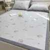 Novo Conjunto de Tapete de Gelo de Feijão de Etileno de Resfriamento, Lavável à Máquina, Tapete Macio com Ar Condicionado de Verão, Atacado de Fábrica de Seda de Gelo