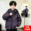 Roupa Infantil Jaqueta de Outono para Meninos 2026 Novo Estilo Primavera e Outono para Crianças Maiores, Corta-vento Três em Um Destacável de Outono