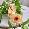 Enredadera de Rosas Artificiales Flor Falsa para Cubrir Tuberías de Aire Acondicionado en Sala de Estar Decoración Enredadera de Techo Envoltura de Planta de Plástico