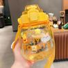 Vaso de Agua de Celebridad de Internet para Niñas de Alto Valor 2022 Nuevo Verano Lindo Estudiante Sencillo Portátil Gran Capacidad Hervidor con Pajita