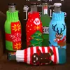 Suministros Navideños Transfronterizos Nuevos Decoración Navideña Hogar Set de Botellas de Cerveza Bolsa de Regalo de Navidad Manualidades